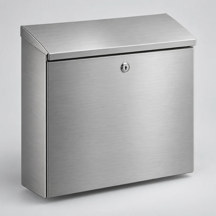 Metal residential mailboxes category illustration